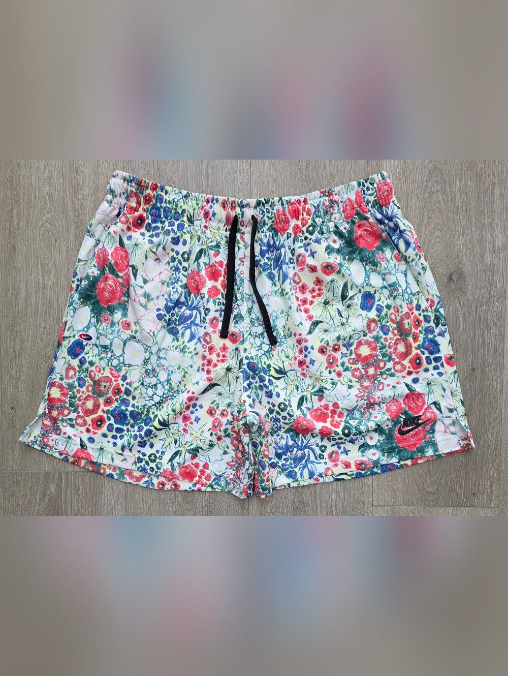 Nike Sportswear Club Knit Flow Floral 6" Shorts HF4494-361 Men's Size Large NWT